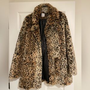 Princess Polly Cheetah Fur Coat